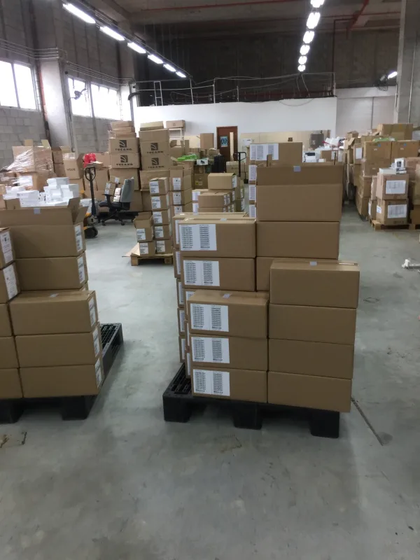 Stacked inventory in the Southeast Antimony warehouse